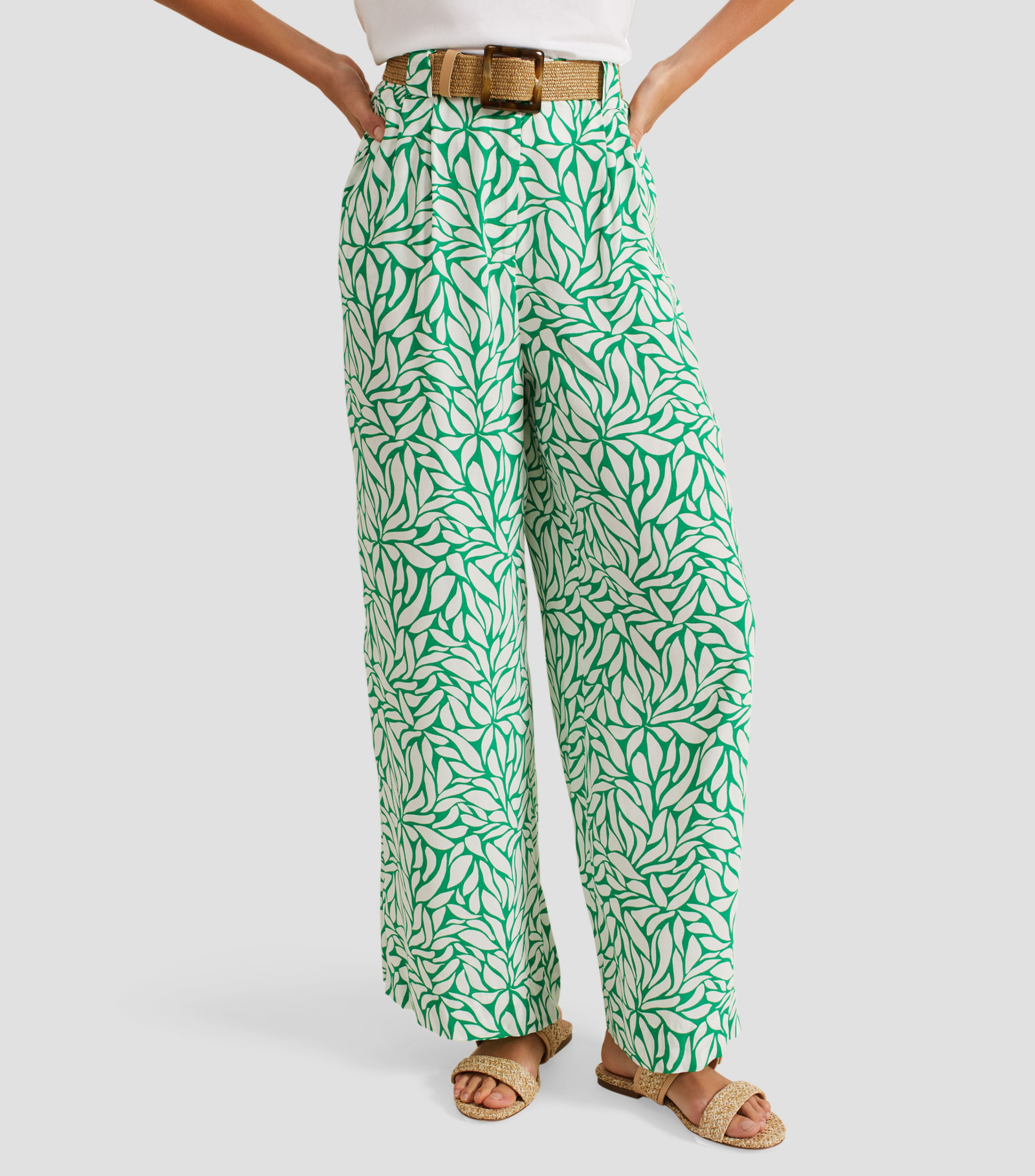 Pantalón estampado Mujer